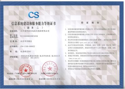 CS系統集成資質辦理的意義、流程與所需資料